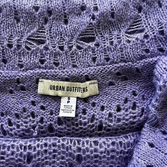 Urban Outfitters Lavender Off-Shoulder Sweater - Picture 2 of 2